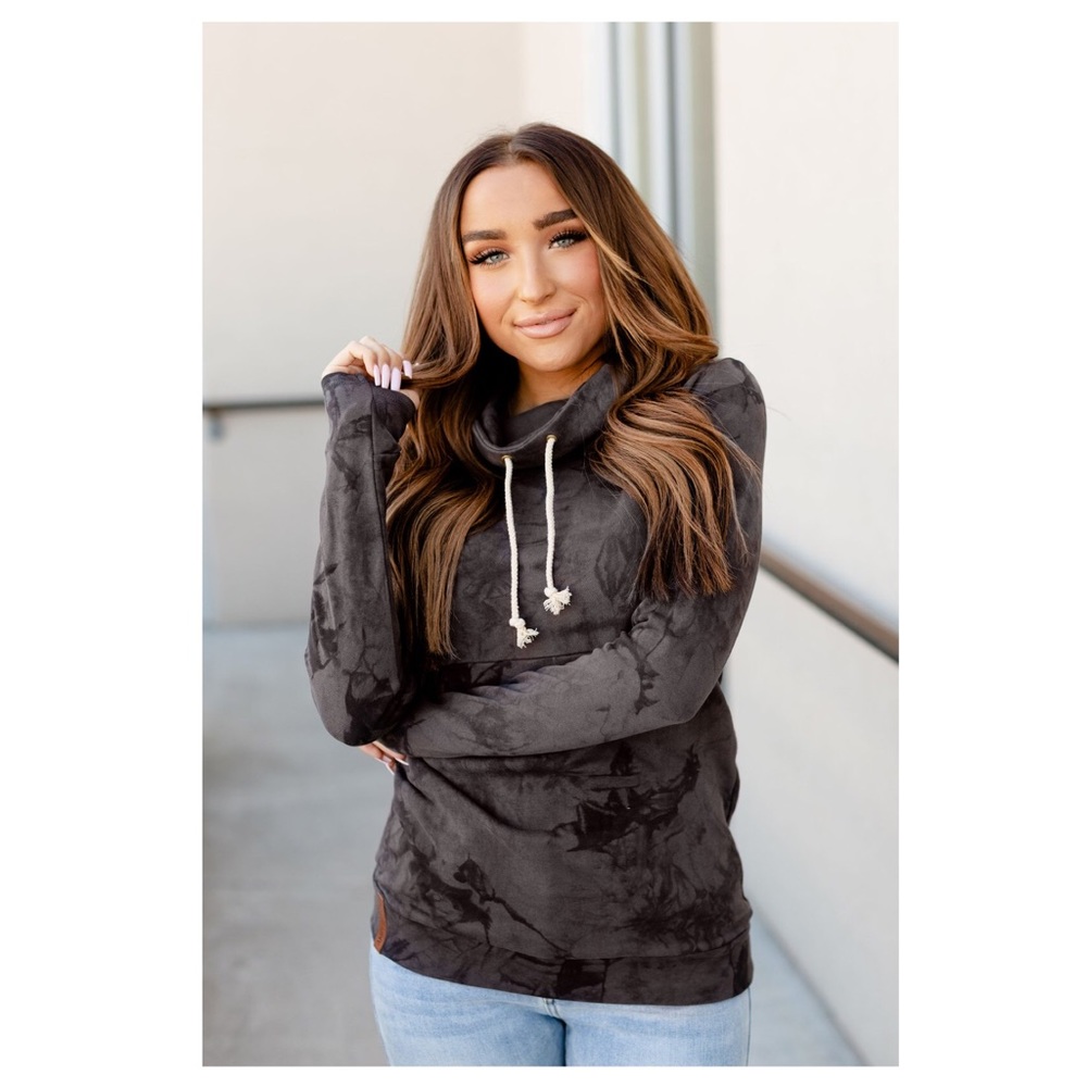 Ampersand Avenue Cowlneck Sweatshirt Charcoal